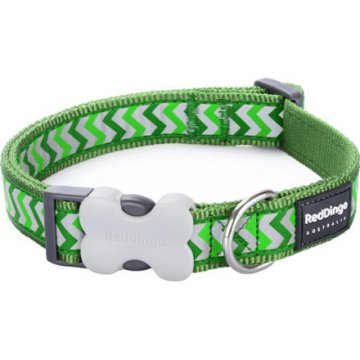 Obojek RD 15 mm x 24-37 cm - Ziggy Rfx - Zelená Obojek RD 15 mm x 24-37 cm - Ziggy Rfx - Zelená