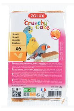 Sušenky pták CRUNCHY CAKE HONEY 6ks 75g Zolux Sušenky pták CRUNCHY CAKE HONEY 6ks 75g Zolux