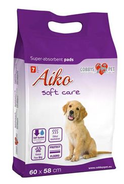 Podložka absorbční pro psy Aiko Soft Care 60x58cm 7ks Podložka absorbční pro psy Aiko Soft Care 60x58cm 7ks