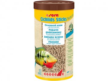 sera cichlids Sticks Nature1000 ml