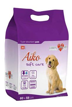 Podložka absorbční pro psy Aiko Soft Care 60x58cm 30ks Podložka absorbční pro psy Aiko Soft Care 60x58cm 30ks