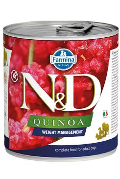 N&D DOG QUINOA Ad. Weight Mngmnt Lamb & Brocolli 285g N&D DOG QUINOA Ad. Weight Mngmnt Lamb & Brocolli 285g