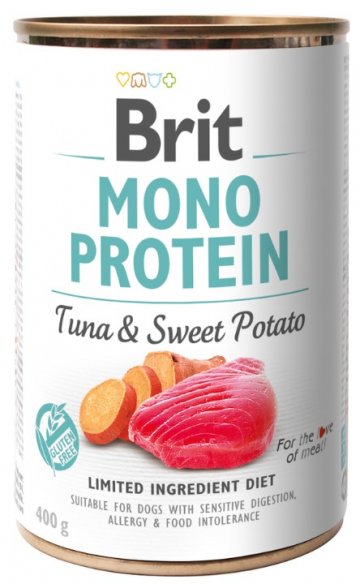 Brit Mono Protein Tuna & Sweet Potato 6x400g Brit Mono Protein Tuna & Sweet Potato 6x400g