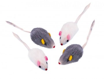 Nobby hračka plyšové myšky 4cm (4ks) Nobby hračka plyšové myšky 4cm (4ks)