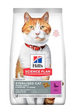 Hill's Fel. Dry SP Adult Young Steril. Cat Duck 3kg Hill's Fel. Dry SP Adult Young Steril. Cat Duck 3kg