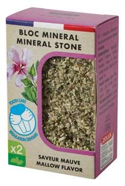 Minerální kámen EDEN hlodavci sléz 2x100g Zolux Minerální kámen EDEN hlodavci sléz 2x100g Zolux