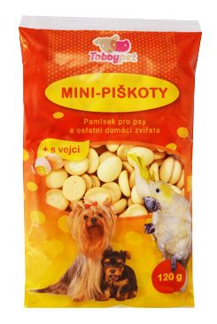 Piškoty TOBBY pro psy MINI 120g Piškoty TOBBY pro psy MINI 120g