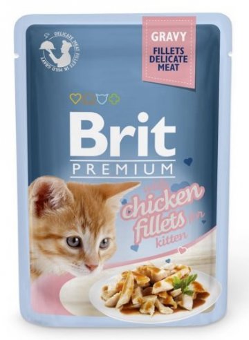 Brit Premium Cat Delicate Fillets in Gravy Chicken…