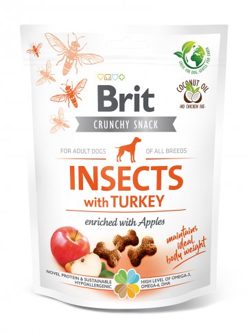 Brit Care Dog Crunchy Cracker Insects with Turkey…