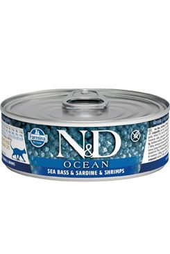 N&D CAT OCEAN Adult Tuna & Sardine & Shrimps 80g N&D CAT OCEAN Adult Tuna & Sardine & Shrimps 80g
