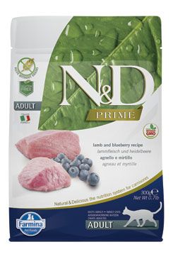 N&D PRIME CAT Adult Lamb & Blueberry 300g N&D PRIME CAT Adult Lamb & Blueberry 300g