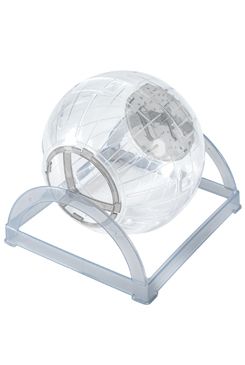 Hračka hlodavec Cvičná koule 2v1 šedá 18cm Zolux Hračka hlodavec Cvičná koule 2v1 šedá 18cm Zolux