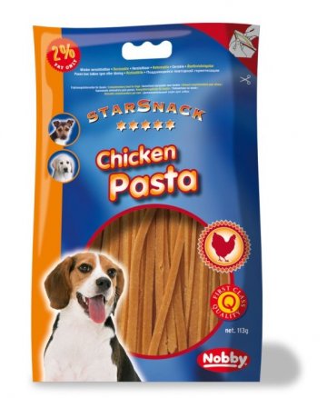 Nobby StarSnack Chicken Pasta kuřecí nudličky 113g