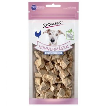 Dokas – Mrazem sušené kuřecí žaludky pro psy 20 g