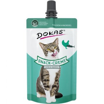 Dokas - Krémová pochoutka - kuře a makrela 90 g Dokas - Krémová pochoutka - kuře a makrela 90 g