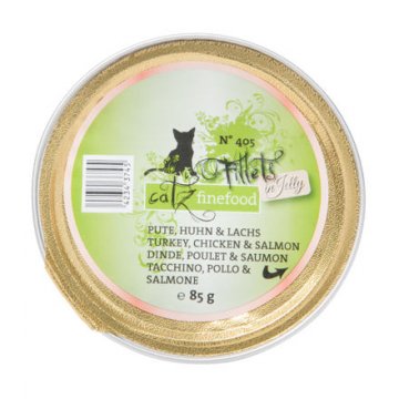 CF Fillets No.405 - krůtí, kuřecí a losos 85 g CF Fillets No.405 - krůtí, kuřecí a losos 85 g