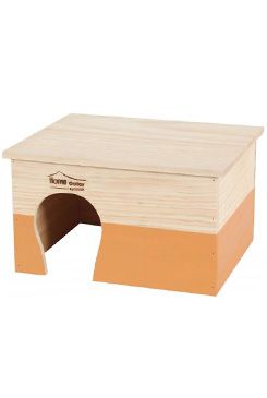 Domek pro hlodavce HOME COLOR XL oranžový Zolux Domek pro hlodavce HOME COLOR XL oranžový Zolux