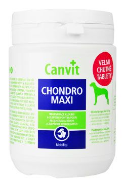 Canvit Chondro Maxi pro psy ochucené tbl.166/500g Canvit Chondro Maxi pro psy ochucené tbl.166/500g