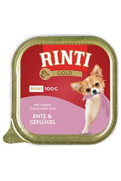 Rinti Dog Gold Mini vanička kachna+drůbež 100g Rinti Dog Gold Mini vanička kachna+drůbež 100g