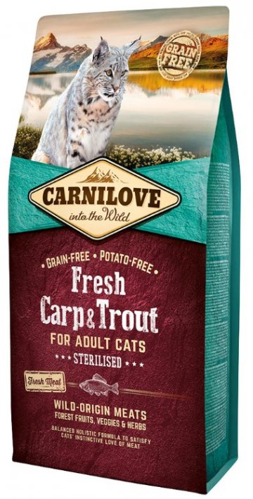 Carnilove Cat Fresh Carp & Trout - Sterilized 6kg
