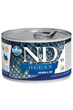 N&D DOG OCEAN Adult Salmon & Codfish Mini 140g N&D DOG OCEAN Adult Salmon & Codfish Mini 140g