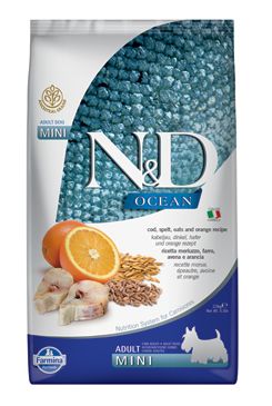 N&D OCEAN DOG LG Adult Mini Codfish & Orange 2,5kg N&D OCEAN DOG LG Adult Mini Codfish & Orange 2,5kg