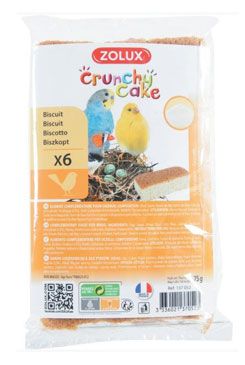Sušenky pták CRUNCHY CAKE GROWTH 6ks 75g Zolux Sušenky pták CRUNCHY CAKE GROWTH 6ks 75g Zolux