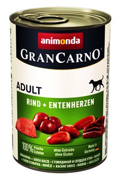 Animonda GRANCARNO konz. ADULT hovězí/kach.srdce 400g Animonda GRANCARNO konz. ADULT hovězí/kach.srdce 400g