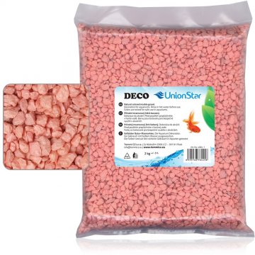 Akvarijní písek růžový  2kg DECO
