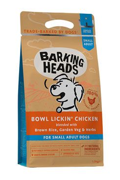 BARKING HEADS Bowl Lickin’ Chicken (Small Breed) 1,5kg BARKING HEADS Bowl Lickin’ Chicken (Small Breed) 1,5kg