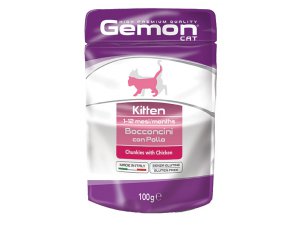 GEMON Cat HP Kitten kapsička kuřecí 100g/24bal GEMON Cat HP Kitten kapsička kuřecí 100g/24bal
