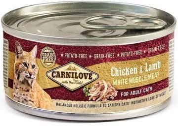 Carnilove WMM Chicken & Lamb for Adult Cats 24x100g Carnilove WMM Chicken & Lamb for Adult Cats 24x100g