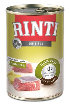 Rinti Dog Sensible konzerva krůta+brambory 400g Rinti Dog Sensible konzerva krůta+brambory 400g