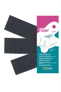 Náhr. filtr uhlík. k WC pro kočky GENICA L483 FP Náhr. filtr uhlík. k WC pro kočky GENICA L483 FP