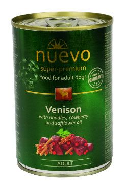 Nuevo pes adult Zvěřinové menu konz. 400g Nuevo pes adult Zvěřinové menu konz. 400g