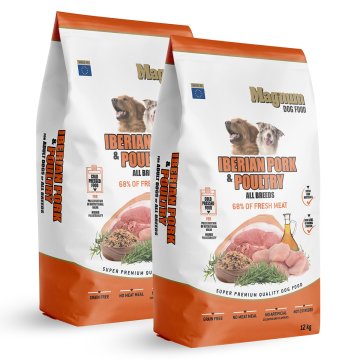 Magnum Iberian Pork & Poultry All Breed 2x12kg