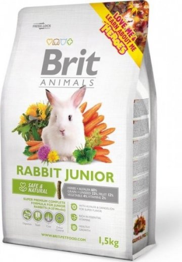 Brit Animals RABBIT JUNIOR complete 1,5kg