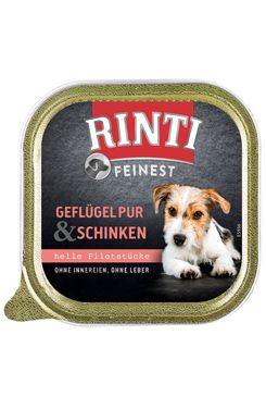 Rinti Dog Feinest vanička drůbež+šunka 150g Rinti Dog Feinest vanička drůbež+šunka 150g
