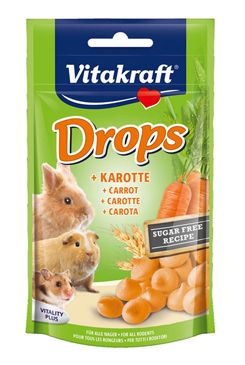 Vitakraft all Rodent poch. Carotties Drops 75g Vitakraft all Rodent poch. Carotties Drops 75g