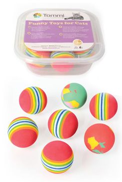 Hračka BOX Míček duhový mechový 4cm /7ks Hračka BOX Míček duhový mechový 4cm /7ks