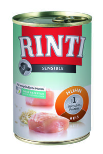 Finnern Rinti Sensible konzerva kuře+rýže 400g