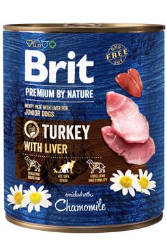 Brit Premium Dog by Nature konz Turkey & Liver…