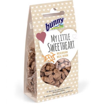 Bunny Nature srdíčka s moučnými červy 30 g