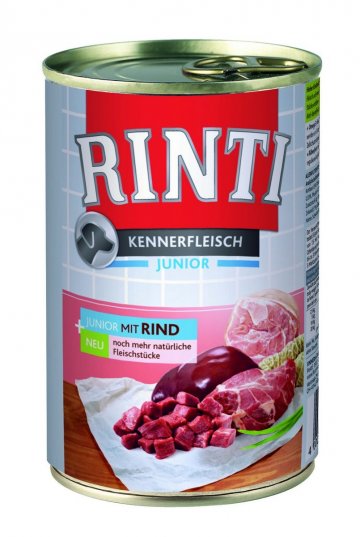Finnern Rinti Junior konzerva pro psy hovězí 12x400g Finnern Rinti Junior konzerva pro psy hovězí 12x400g
