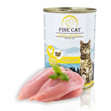 Fine Cat FoN konzerva pro kočky drůbeží 70%…