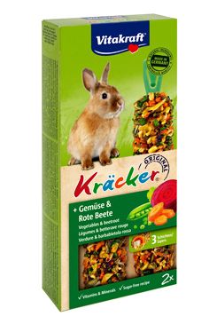 Vitakraft Rodent Rabbit poch.Kräcker zel,červ.řepa 2ks