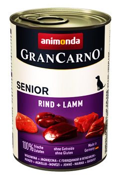 Animonda GRANCARNO konz. SENIOR tele/jehněčí 400g Animonda GRANCARNO konz. SENIOR tele/jehněčí 400g