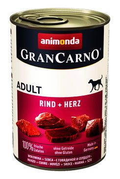 Animonda GRANCARNO konz. ADULT hovězí/srdce 400g Animonda GRANCARNO konz. ADULT hovězí/srdce 400g