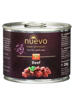 Nuevo kočka adult Hovězí konz. 200g Nuevo kočka adult Hovězí konz. 200g