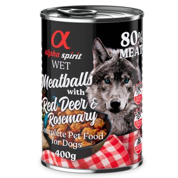 AS MEATBALLS Red deer with rosemary 400g